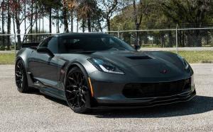 Chevrolet Corvette Grand Sport on Vossen Wheels (HF-2) 2019 года